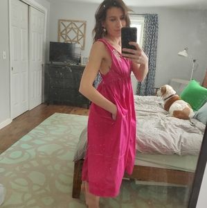 Vintage Retro Smocked Dress